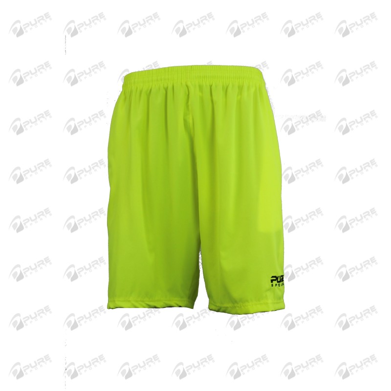 neon yellow athletic shorts
