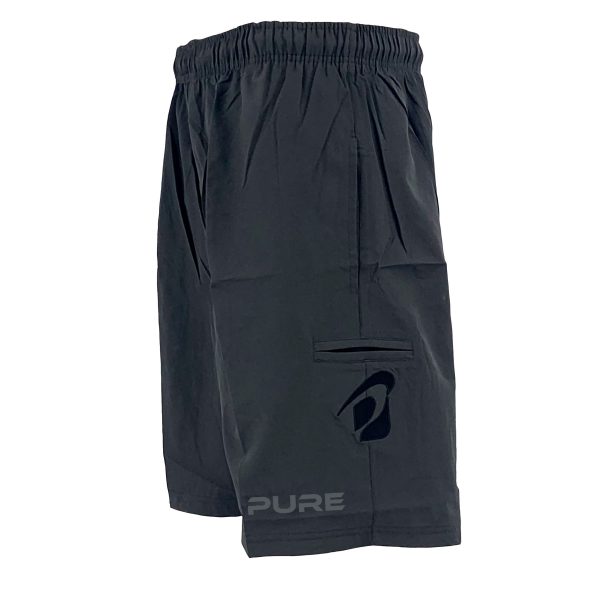 Pure Men's Shorts - Charcoal w/ Reflective Logo (4XL Closeout)