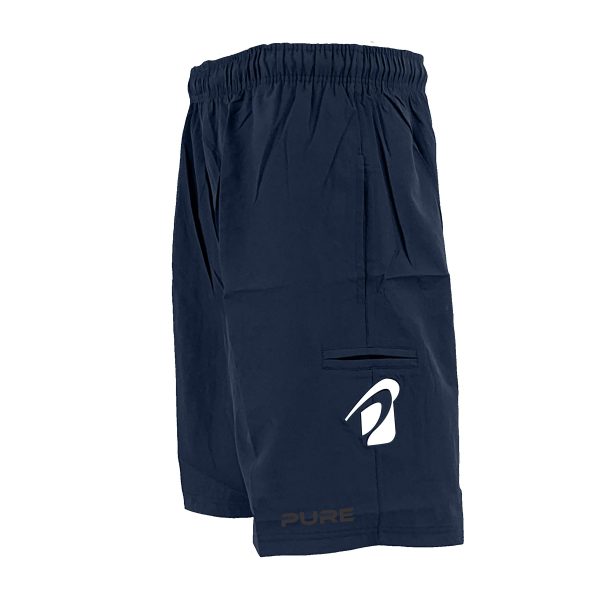 Pure Men's Shorts - Navy Blue w/ Reflective Logo (Closeout)