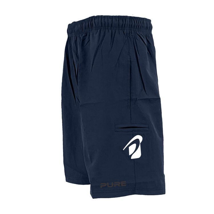Pure Men's Shorts - Navy Blue w/ Reflective Logo