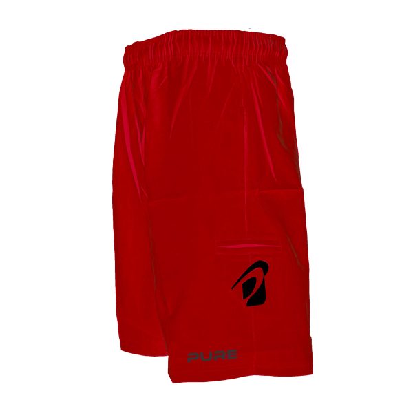 Pure Men's Shorts - Red w/ Reflective Logo (Closeout)