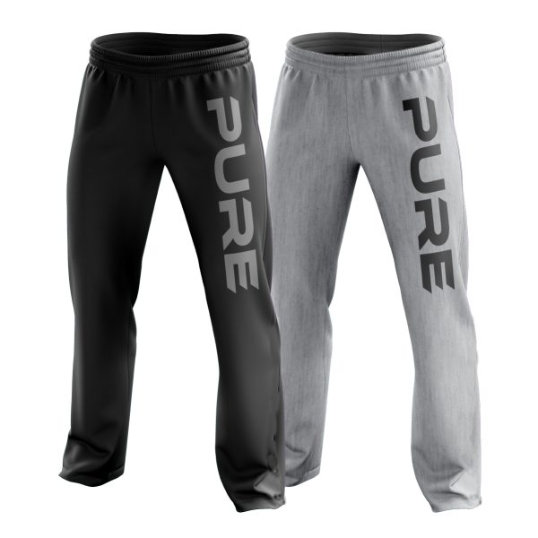 Pure Greyscale Vertical Sweatpants