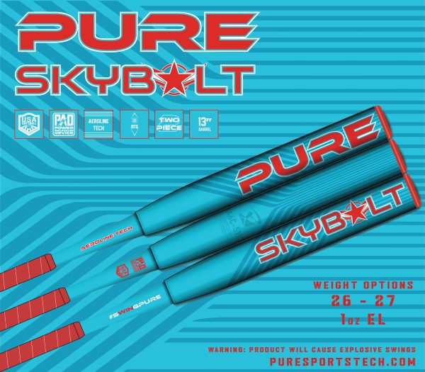 2025 2-Piece Pure Skybolt Proload X22 USA/ASA Softball Bat